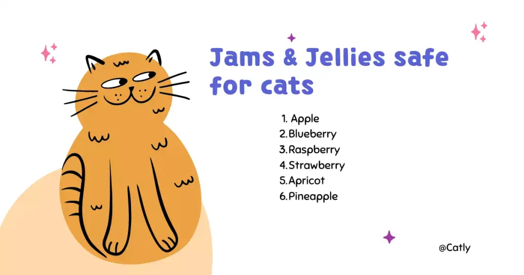 Safe jams for cats