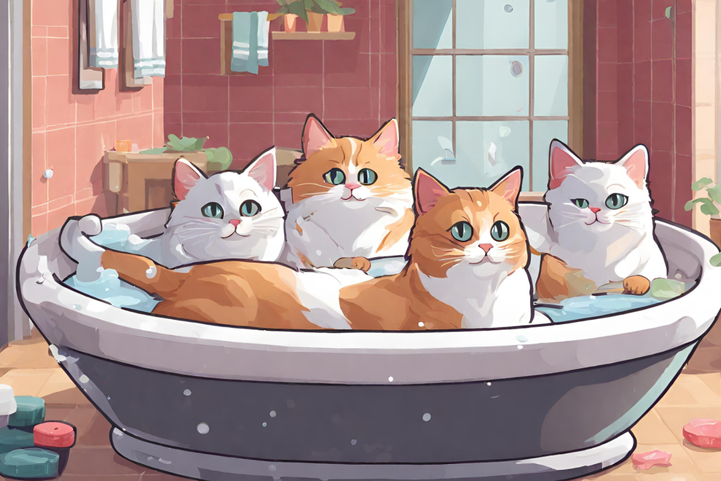 cat spa day