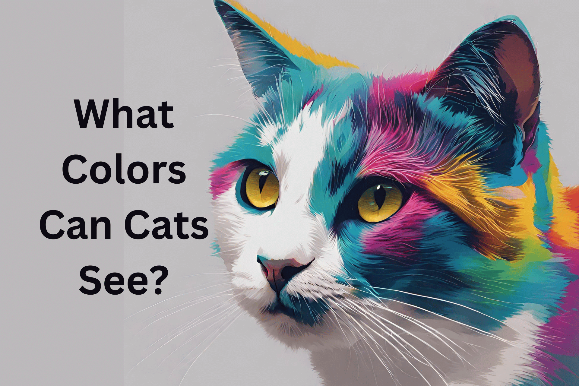 What Colors Can Cats See
